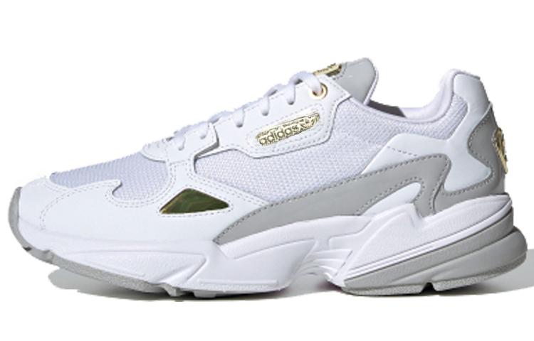 Adidas Wmns Falcon White Gold Metallic Women s FV5091 36