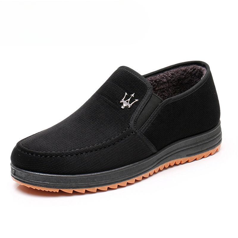 New Cotton Shoes for The Middle-aged and Elderly, Fleece Warm Cloth Shoes, Casual Shoes