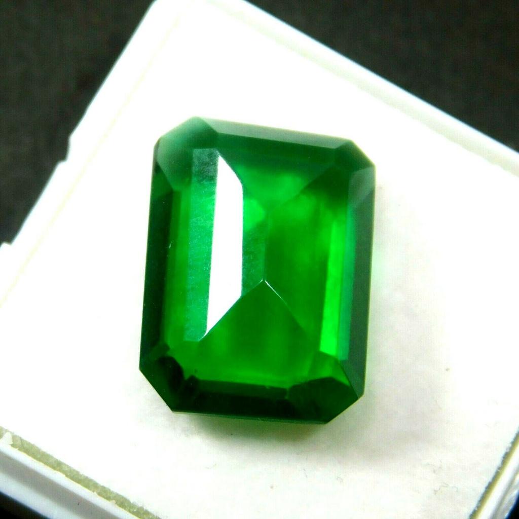 8.23 Ct Natural Green Peridot Emerald Cut Earring Size Loose Gemstone