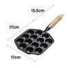 Sartén para Aebleskiver de 14 Agujeros Antiadherente Parrilla Sartén para Tortitas Fabricante de Takoyaki Bolas de Ebelskiver/Tortitas