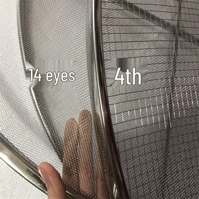 Cernătoare rotundă din plasă de oțel inoxidabil pentru copt și ceai