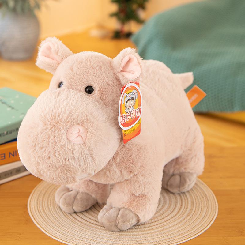 Cute Cute Hippo Plush Toy Doll Cartoon Soothing Elephant Healing and Companion Children Gift