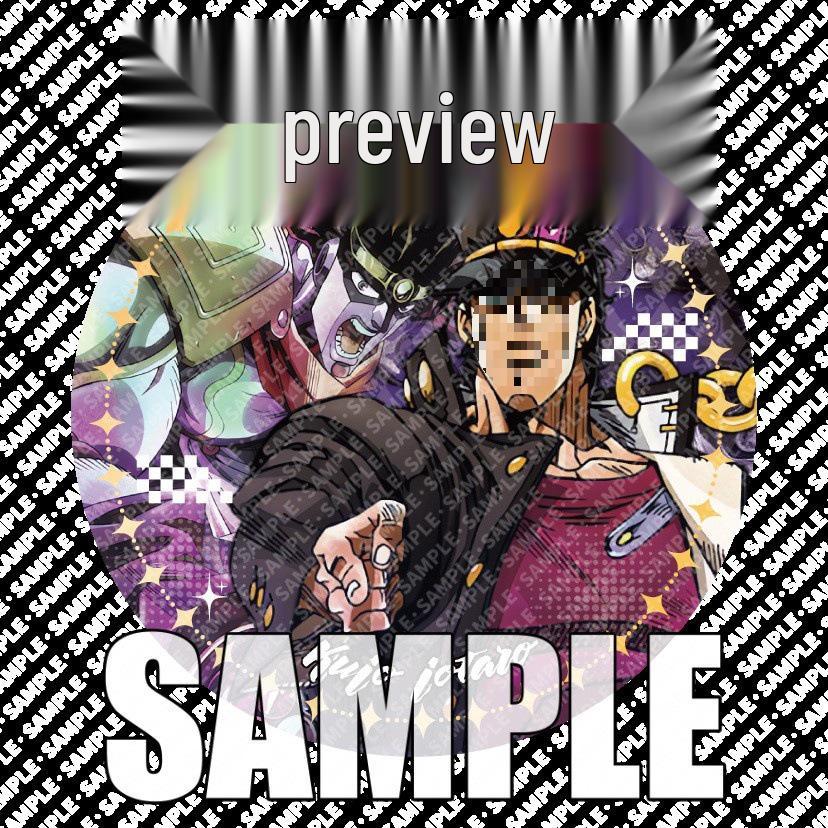 Jotaro, Kakyoin, and Polnareff Doujin Badges Collection