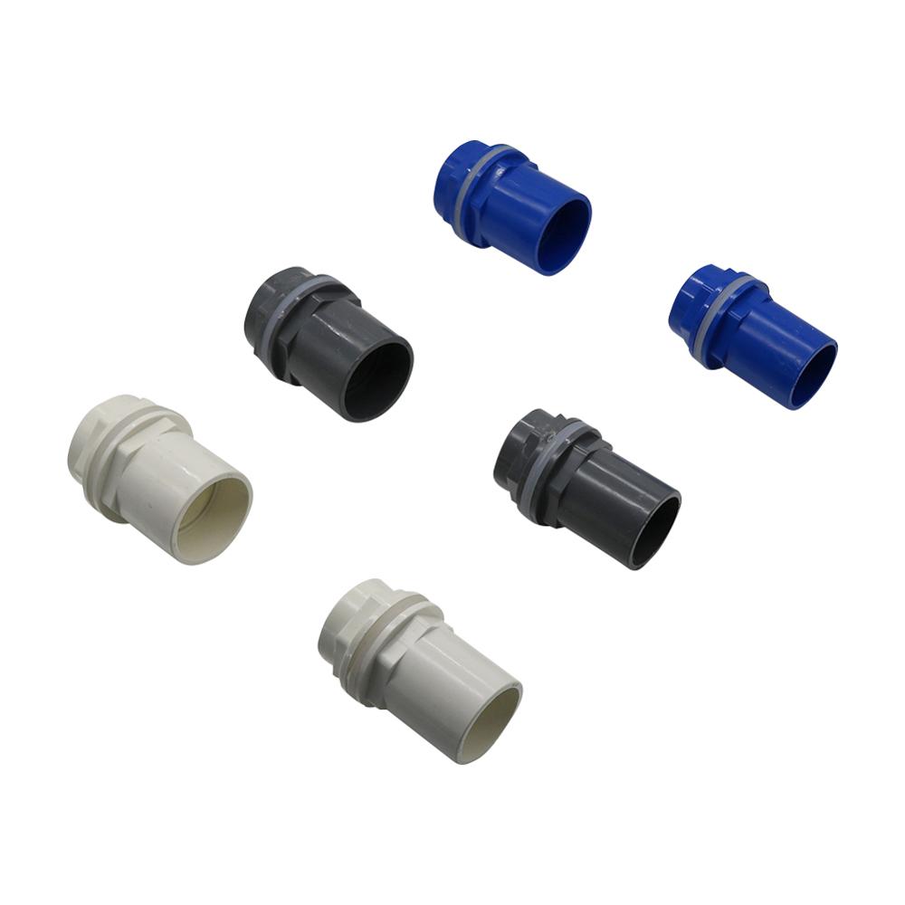 I.D 20/25/32/40/50mm PVC Pipe Straight Connectors Aquarium Fish Tank Drain Pipe Joints Inlet And Outlet Water Exchange Adapters