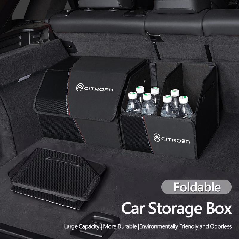 Car Folding Car Trunk Organizer Box Storage Bag Tools Tidying For Citroen C6 C4 C1 2CV VTS DS3 DS4 DS5 RD3 Cross Berlingo Xsara VG3
