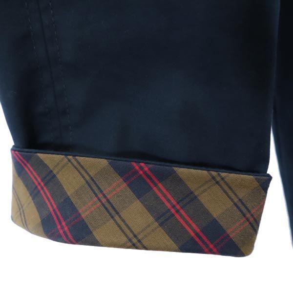 LACOSTE Stainless collar coat 42 Navy blue Spring coat Women Used