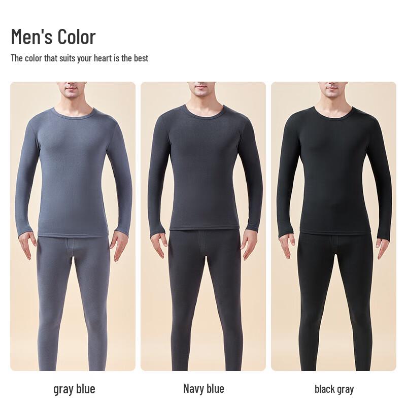 Lonsa Men's & Women's Thin Anti-Odor Thermal Base Layer Set