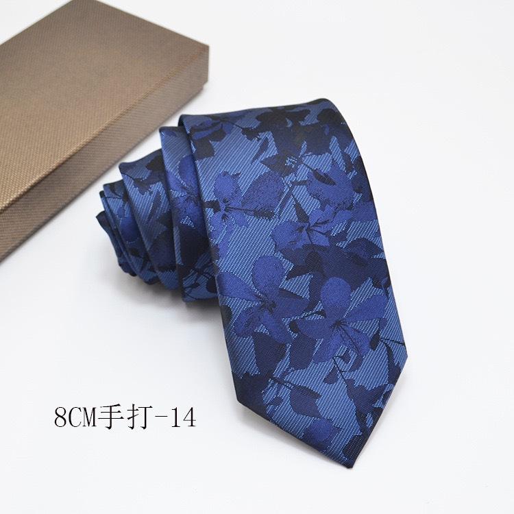 Formal Shirt Business Tie Wedding Banquet Men's Polyester Hand-tied Long Tie