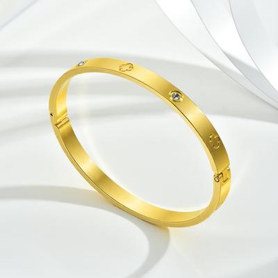 Bracciale Quadrifoglio Strass Diamante – Gioielleria di Moda Lusso