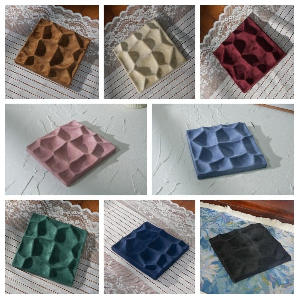 Cloth Ring Earrings Display Plate Light Luxury Jewelry Shop Counter Accessory Women