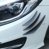 6pcs Universal Rubber Car Front Bumper Lip Protector Rear Diffuser Black Carbon Fiber Spoiler Splitter Wing Protection Guard