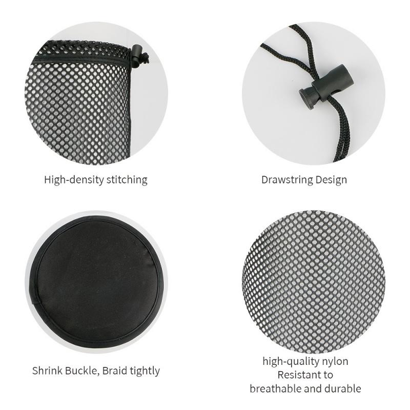 Golf Sports Mesh Net Bag Nylon Golf Tennis 15/25/50 Ball Carrying Drawstring Pouch 1pcs Golf Bags Golf Accessories