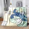 Simon's cat Flannel Blanket Soft Warm All-Season Throw, Design for Camping, Car Travel, Hiking Sofa, Bed, Office Perfect Gift for Parties
