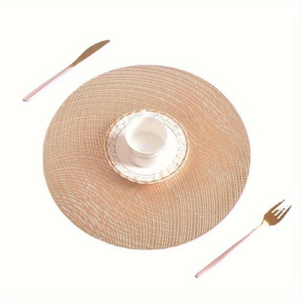 2 st Runda Bordstabletter Kök Matbordsunderlägg Biffunderlägg Värmeisolerande Skydd Restaurang Heminredning