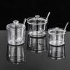 1Pcs S/M/L Spices Bottles Acrylic Salt Pepper Shakers New Seasoning Jars