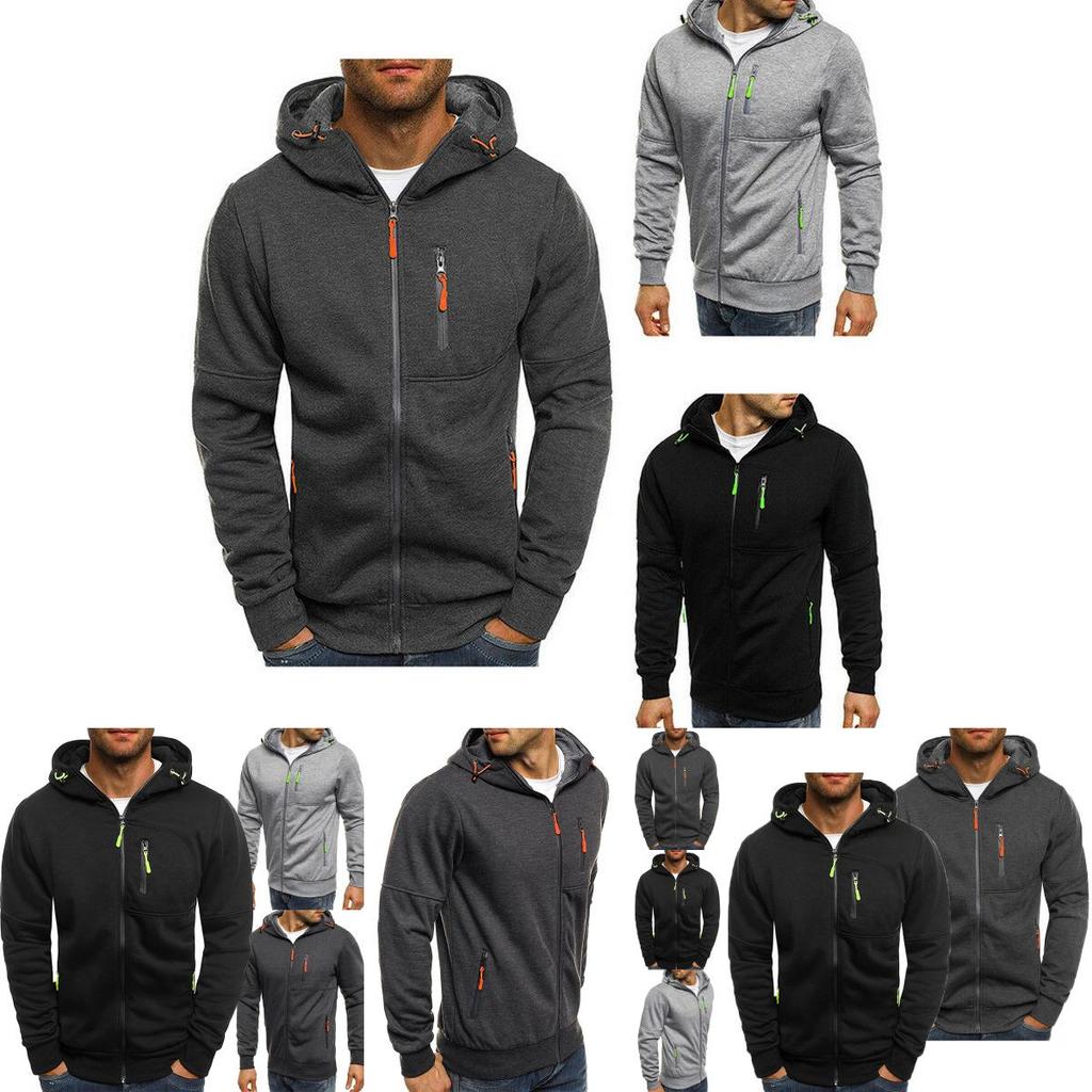 Men's Winter Hoodies Slim Fit Hooded Sweatshirt With Soft Warm Material Jacket