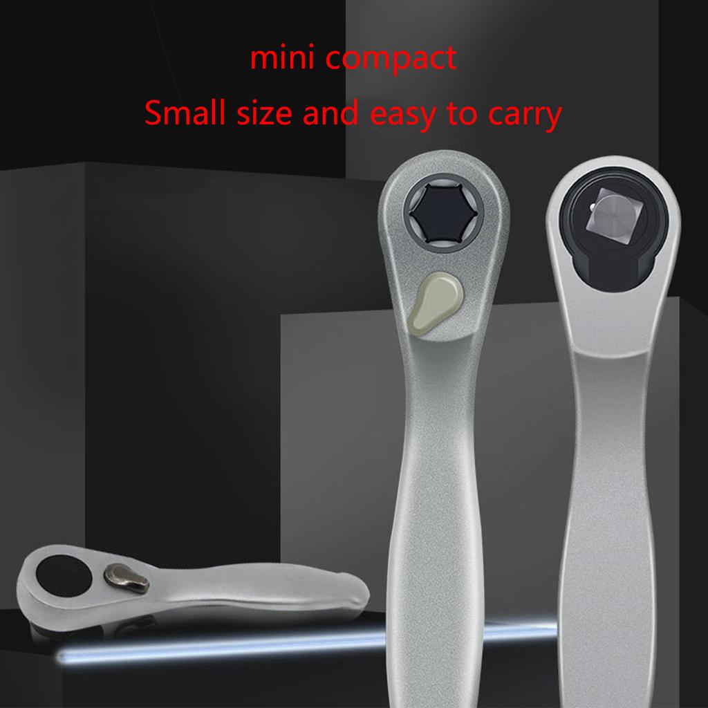 Mini Ratchet Wrench High Carbon Steel Mini Ratchet Socket Wrench Hand Manual Tool High Carbon Steel Made Repair Tool