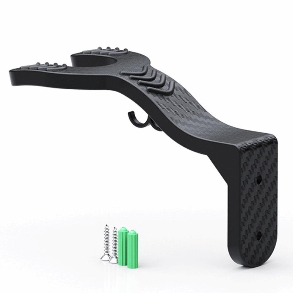 

Multipurpose Helmet Hanging Rack Plastic Jacket Holders Motorcycle Helmet Hook Home Organization чорний