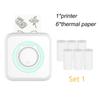 Mini Portable Photo Printer Pocket Thermal Printing Impresoras Bluetooth-compatible For Mobile Phone Android and iOS Gifts