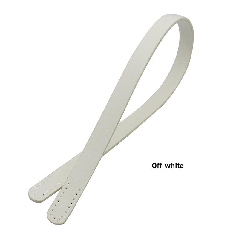 Håndlaget DIY Håndsøm PU Lær Veskerem med Porøst Håndtak - 60cm