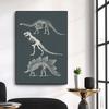 Vintage Dinosaur Chart Posters Extinct Animals Science Educational Prints Canvas Painting Wall Art Pictures Home Boy Room Decor