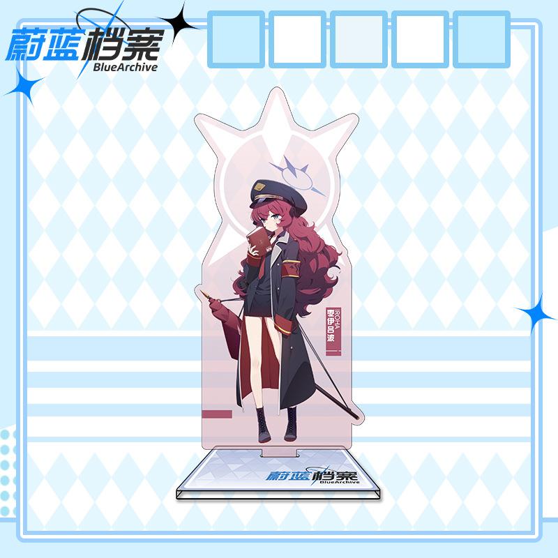 16cm Height Blue Archive Acrylic Stand Character Figurine