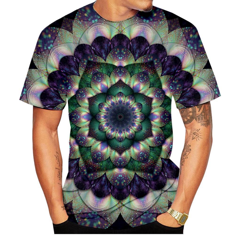 New Fashion Summer 3d Bohemia Print T Shirt Men and Women Universal Wear Casual T-shirt for Full Funny Kids Tops Size 100-6XL