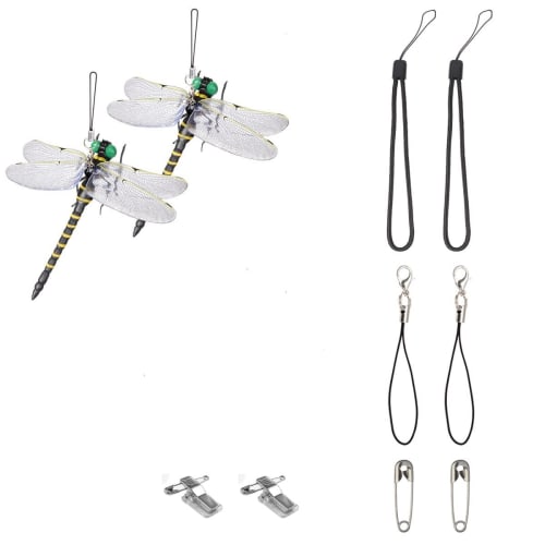 

[Almost the same size as the real thing] 2023 Model Dragonfly Insect Repellent, PVC Material with Safety Pin, Insect Repellent, Indoor Decor, Balcony,