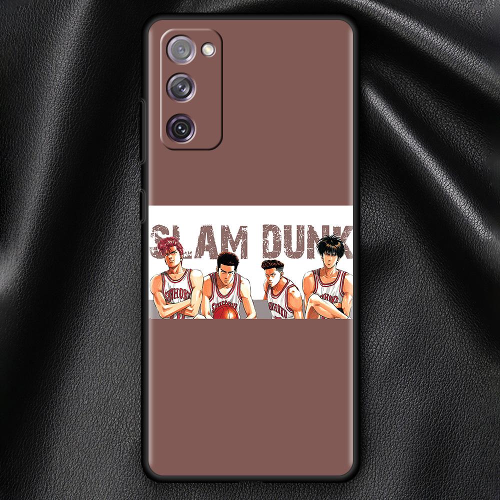 Anime SLAM DUNK Soft Black Case For Samsung Galaxy S21 Ultra S20 FE S10 Plus S10e S9 S8 S7 M51 M31 Silicone Shell Phone Cover