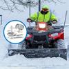 UTV Schneepflug Kufen Kufen Schneepflug Kufen Rutschfeste Ersatz Schneepflugteile Mit Schnellverschluss Splinten Stahlpflug