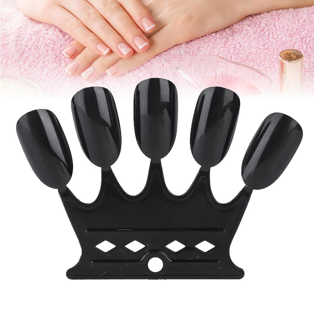 50pcs Nail Art Practice Tips Manicure Polish Gel Color Display Nail Polish Showing Tool 1#