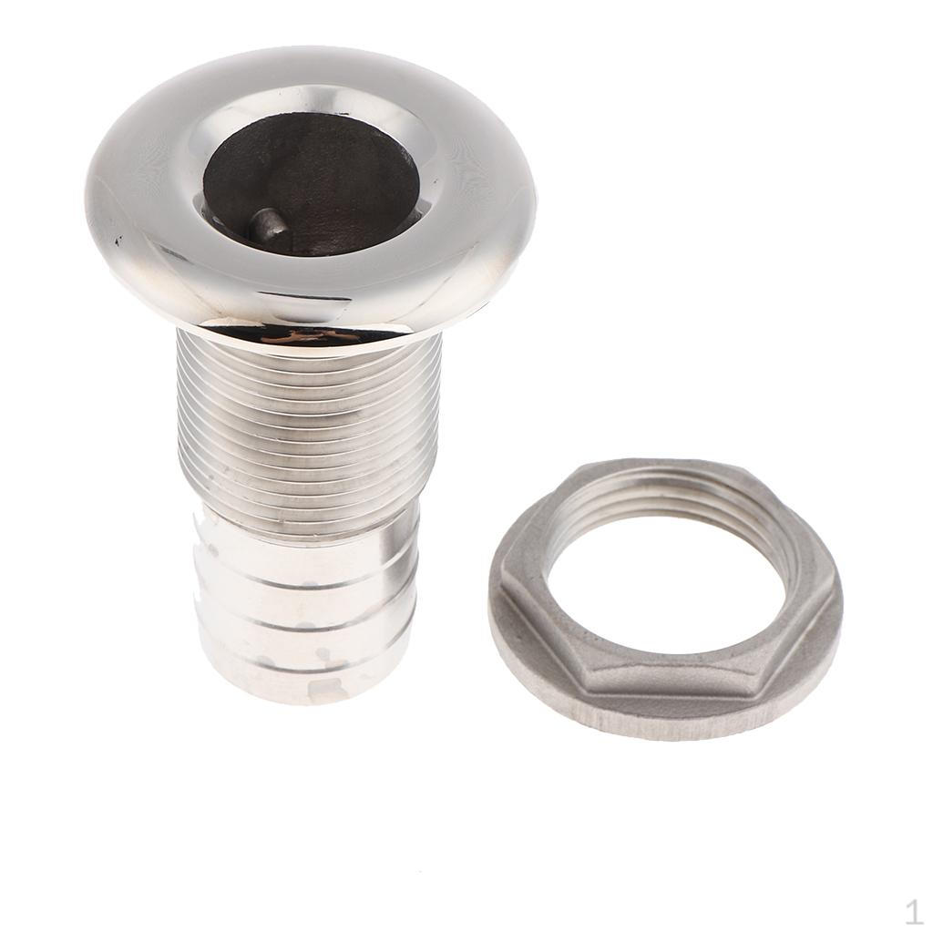 1 Durchgangsmontage für Boote aus Edelstahl 316