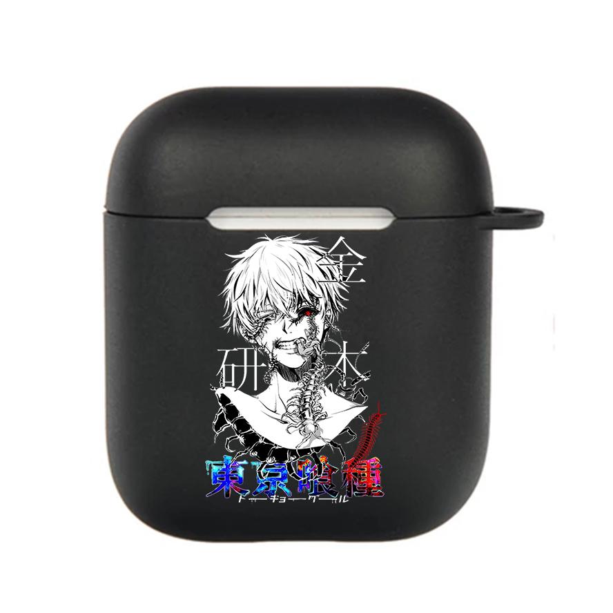 Cheap Japanese Anime Tokyo Ghoul Airpods Case for AirPods 3 2 1 Pro Black Wireless Bluetooth