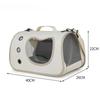 Borsa Portatile per Animali Domestici per Cani Piccoli Gatti Pieghevole da Esterno Borsa per Gatti Traspirante Borsa a Spalla per Gatti Borsa per Trasporto Gattini