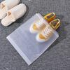 1pc Portable Shoe Storage Drawstring Eco Storage Bag for Sundries Travel Makeup Bag Waterproof Transparent Plastic Storage Bag