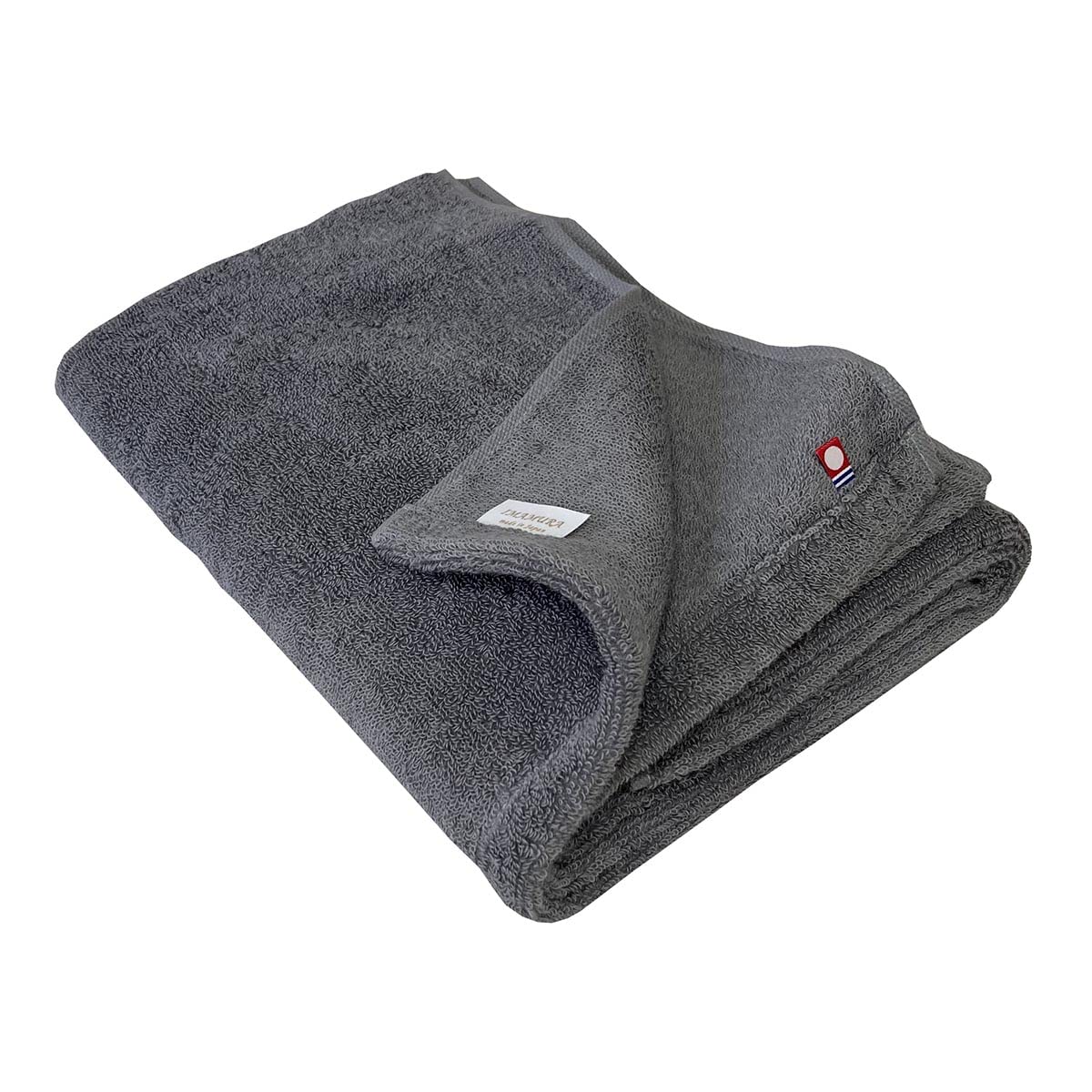 

Imabari Towel Colored Bath Towel 1 Piece Antibacterial Treatment 60x120cm Gray
