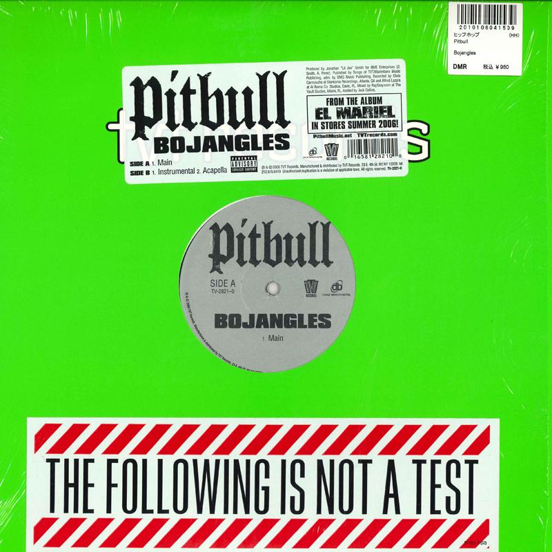 

12inch Record PITBULL - Bojangles TV28210 TVT 2006 US Rap & Hip-Hop/R&B Used