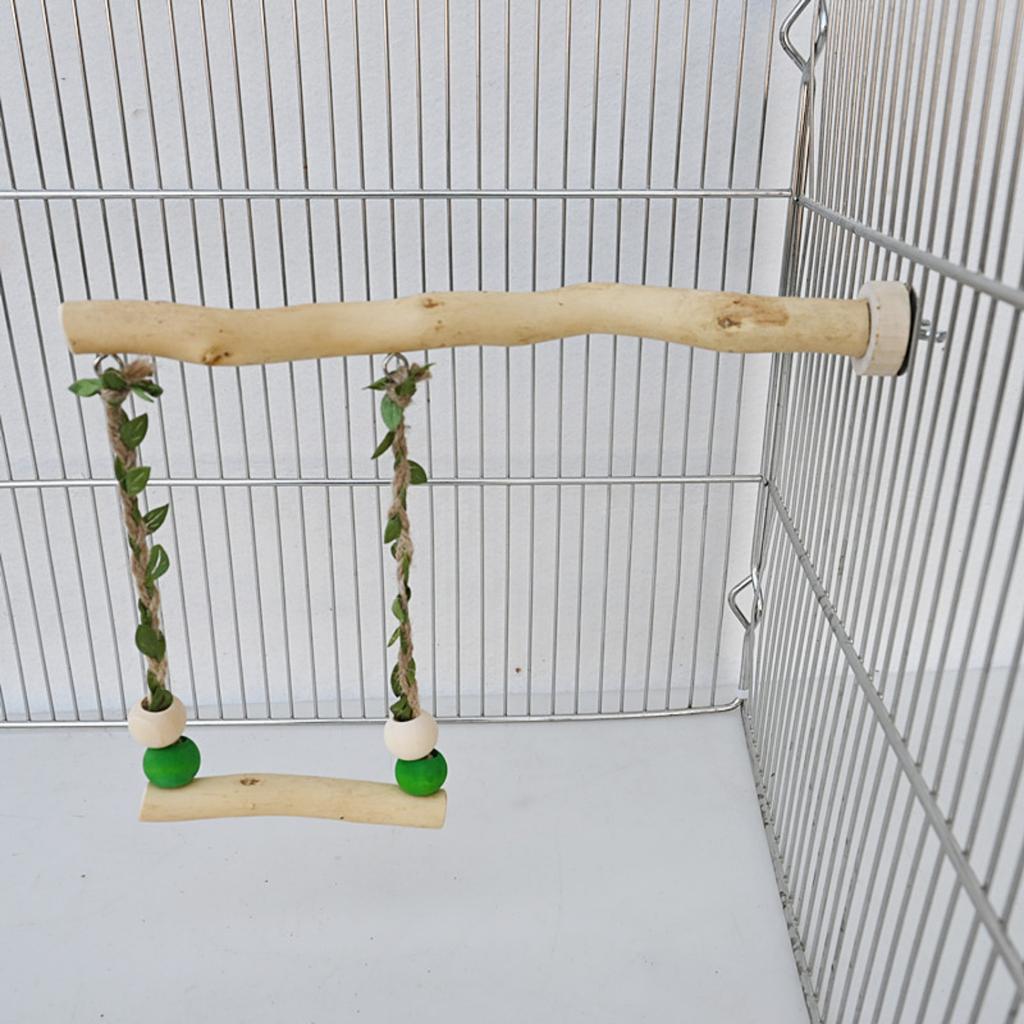 Bird Perch Stand for Parakeets Budgies and Cockatiels Multi Branch Design for Claw Grinding and Playtime Birdcages