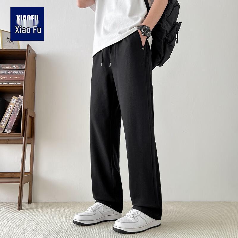 Men s High Street Straight-Fit Casual Pants L