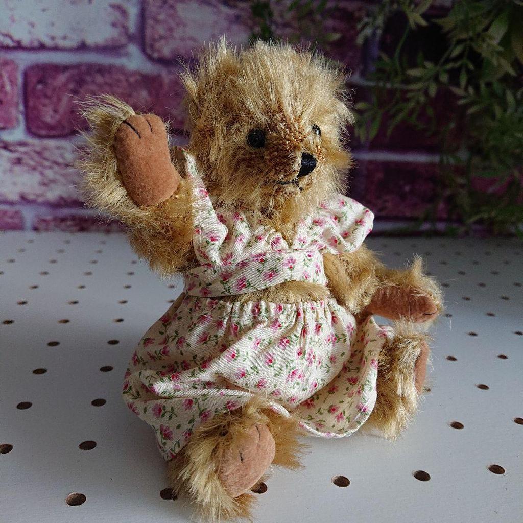 [USED] Mini Teddy Bear, Artist Unknown, 16cm