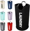 A Large 90 Liter Laundry Basket That Can Be Folded for Easy Carrying. Suitable for Bathrooms, Laundry Rooms, and Travel (black)