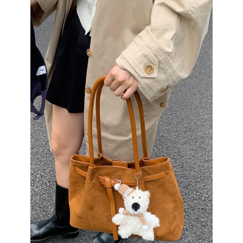 Retro Bag, Large-capacity Bag, Commuter Single-shoulder Bag, Ladies' Hand-held Boston Bag