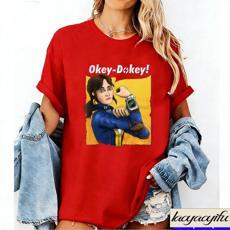 Okey Dokey T-Shirt Shirts for Women Vintage Clothes Harajuku TV Drama Fans Graphic T Shirts Y2