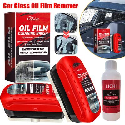 Auto Glas Ölfilm Entferner Windschutzscheiben Reiniger Glas Reinigungsbürste Öl Nachfüllung Wasserflecken Entferner Auto Glas Polier Mittel