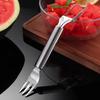 Stainless Steel Watermelon Slicer and Fruit Fork Combo