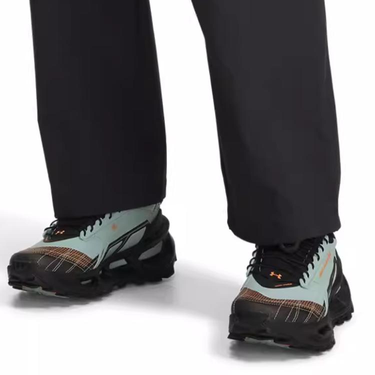 Under Armour Solid Color Elastic Waist Mid-Rise Outdoor Sports Pants Women Pants 6009567-016