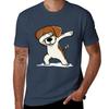 Dabbing Beagle Funny Tshirt Work Casual Loose Fit Tshirt