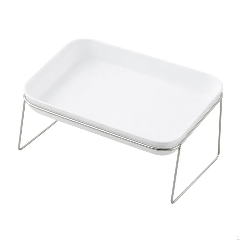 Bowl Easy to Clean Elevated Pet Feeder Raised Cat Food for Small Pets Little Dogs
