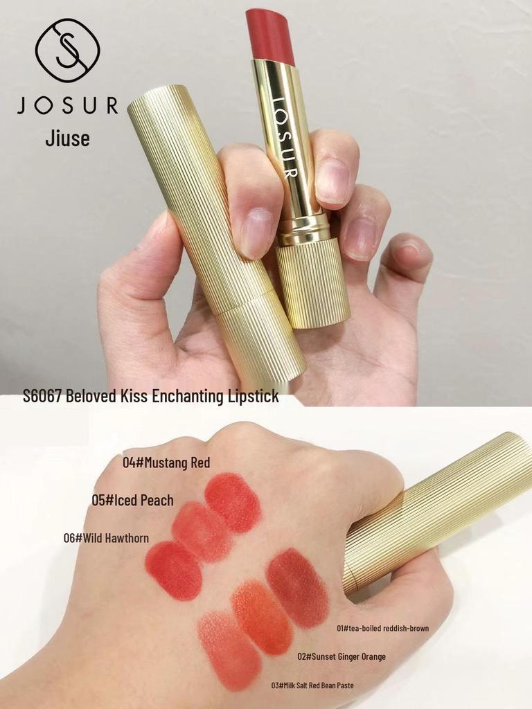 JOSUR Kiss of Love Enchanting Lipstick: Silky, Long-lasting, Moisturizing Lipstick for Women