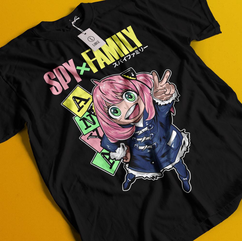 

Футболка Spy X Family Футболка Аня Футболка Лойд Йор Форджер Футболка Бонд Сильвия Футболка Дэмиан 2XL